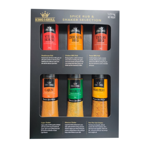 Picture of King of the Grill Gift Pack - BBQ Grill Rubs & Seasonings 1.23KG (Carton of 4 Units)