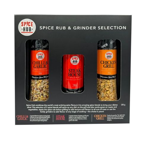 Picture of Spice Hub Grinder & Rub Selection 3 Pack - 595gm (Carton of 6 Units)