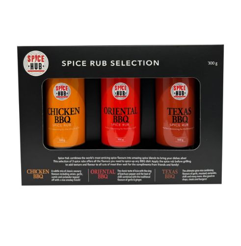 Picture of Spice Hub BBQ Rubs 3 Pack - 300gm (Carton of 12 Units)